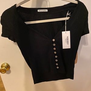 Never Been Worn Reformation Nella Top - Medium